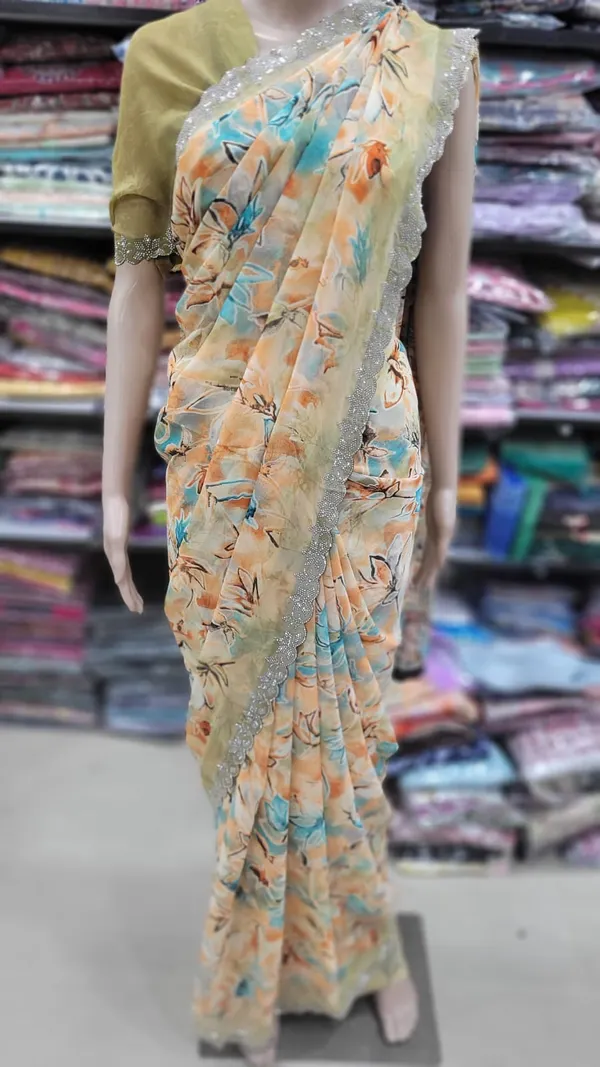 Soft Georgette Saree with Running Blouse | SR61